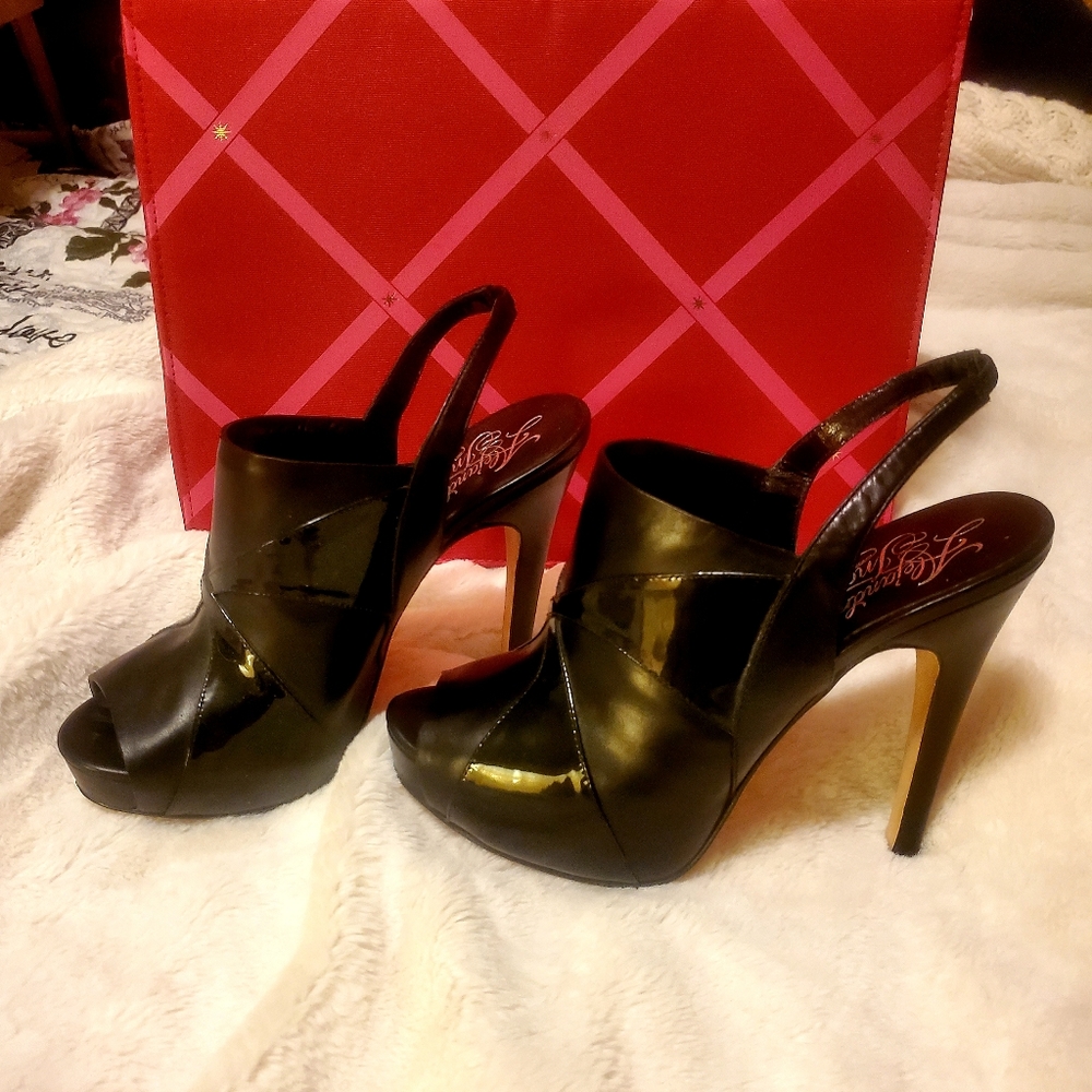Like NEW! Alejandro Ingelmo Super Sexy Skyscraper Peep Toe Slingback Pumps, 37